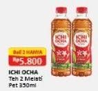 Promo Harga Ichi Ocha Minuman Teh per 2 botol 350 ml - Alfamart