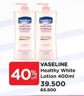 Promo Harga VASELINE Body Lotion UV Lightening 400 ml - Watsons
