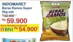 Promo Harga Indomaret Beras Ramos Super 5 kg - Indomaret