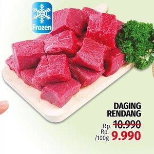 Promo Harga Daging Rendang Sapi per 100 gr - LotteMart