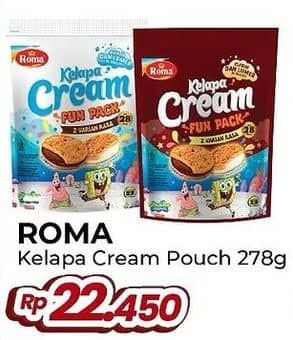 Promo Harga Roma Kelapa Cream 278 gr - Yogya