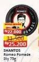 Promo Harga Shantos Romeo Styling Pomade 75 gr - Alfamart