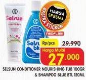 Promo Harga SELSUN Conditioner Nourishing 100gr/Shampoo 120ml  - Superindo