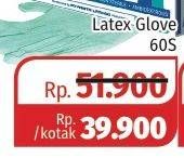 Promo Harga SENSI Latex Glove 60 pcs - Lotte Grosir