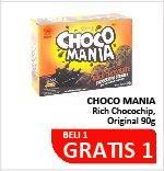 Promo Harga CHOCO MANIA Choco Chip Cookies Original, Rich Choco 90 gr - Alfamidi