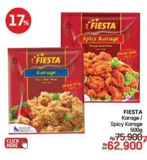 Promo Harga Fiesta Ayam Siap Masak Karage, Spicy Karage 500 gr - LotteMart
