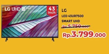 Promo Harga LG 43UR7500PSC  - Yogya