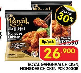 Promo Harga Belfoods Royal Ayam Goreng Ala Korea Gangnam Chicken, Hongdae Chicken 200 gr - Superindo