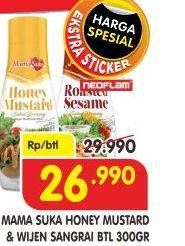 Promo Harga MAMASUKA Salad Dressing Honey Mustard, Wijen Sangrai 300 gr - Superindo