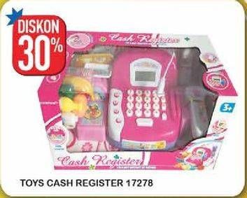 Promo Harga Toys Cash Register 17278  - Hypermart