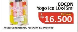 Promo Harga COCON Yogo Ice per 10 pcs 45 ml - Alfamidi
