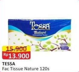 Promo Harga Tessa Facial Tissue Nature 60 sheet - Alfamart