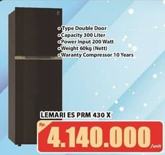 Promo Harga Polytron PRM 430X | Refrigerator 300 L  - Hari Hari