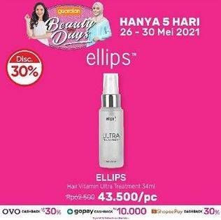 Promo Harga ELLIPS Hair Vitamin Ultra Treatment 34 ml - Guardian