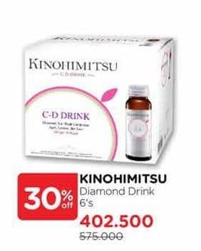 Promo Harga Kinohimitsu C-D Drink 6 pcs - Watsons