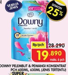 Promo Harga Downy Pewangi Pakaian 630 ml - Superindo