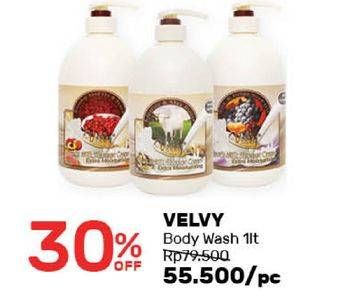 Promo Harga VELVY Shower Cream 1000 ml - Guardian