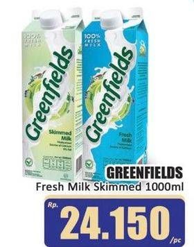 Promo Harga Greenfields Fresh Milk Skimmed Milk 1000 ml - Hari Hari