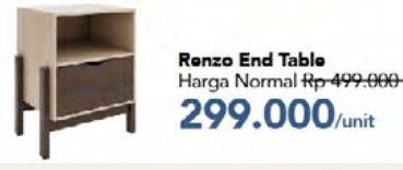 Promo Harga End Table Renzo  - Carrefour