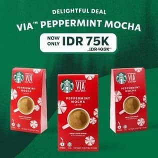 Promo Harga Peppermint Mocha  - Starbucks