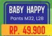 Promo Harga Baby Happy Body Fit Pants M32, L28 28 pcs - Yogya