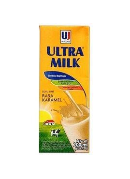 Promo Harga Ultra Milk Susu UHT Karamel 200 ml - Indomaret