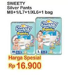 Promo Harga Sweety Silver Pants M8+1, L7+1, XL6+1  - Indomaret