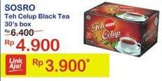 Promo Harga Sosro Teh Celup Black Tea 30 pcs - Indomaret