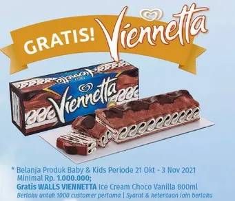Promo Harga WALLS Ice Cream Viennetta  - LotteMart