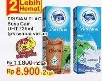 Promo Harga FRISIAN FLAG Susu UHT Purefarm All Variants 225 ml - Indomaret