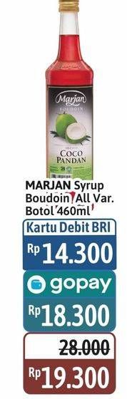 Promo Harga Marjan Syrup Boudoin All Variants 460 ml - Alfamidi
