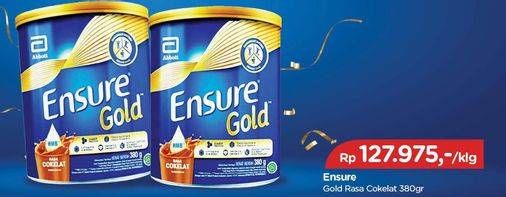 Promo Harga Ensure Gold Wheat Gandum Coklat 380 gr - TIP TOP
