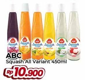 Promo Harga ABC Syrup Squash Delight All Variants 460 ml - Yogya