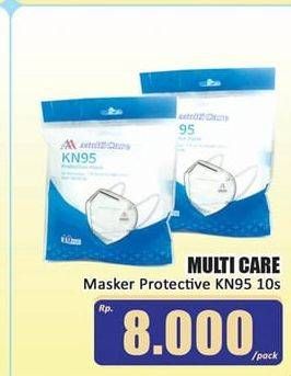 Promo Harga MULTI CARE Masker Protective KN95 10 pcs - Hari Hari