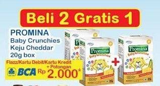 Promo Harga PROMINA 8+ Baby Crunchies Keju 20 gr - Indomaret