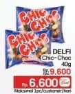 Promo Harga Delfi Chic Choc Coklat Milk 40 gr - LotteMart