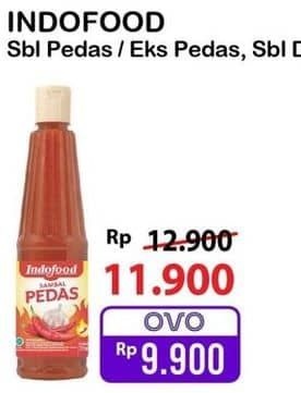 Promo Harga Indofood Sambal Ekstra Pedas, Pedas 275 ml - Alfamart