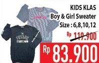 Promo Harga Kids Klas Boy / Girl Sweatshirt  - Hypermart