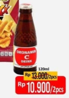 Promo Harga ORONAMIN C Drink per 2 botol 120 ml - Alfamart