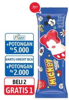 Promo Harga WALLS Paddle Pop Mickey 75 ml - Alfamidi