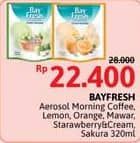 Promo Harga Bayfresh Everywhere Morning Coffee, Orange Pulpy, Sakura Bloom, Strawberry Cream 80 gr - Alfamidi