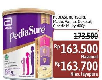 Promo Harga Pediasure Triplesure Vanila, Madu, Classic Milky, Cokelat 400 gr - Alfamidi