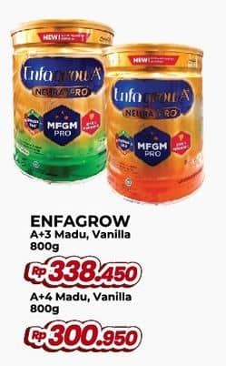 Promo Harga Enfagrow A+3 Susu Bubuk Vanilla, Madu 800 gr - Yogya