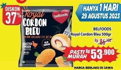 Promo Harga Belfoods Royal Nugget Cordon Bleu 500 gr - Hypermart
