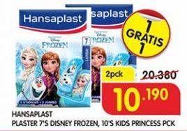 Promo Harga HANSAPLAST Plester Frozen, Princess per 2 pcs - Superindo