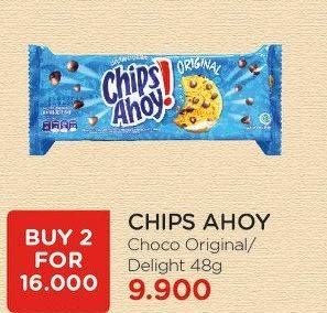 Promo Harga CHIPS AHOY Biskuit Chocolate Choco Delight, Original 48 gr - Watsons