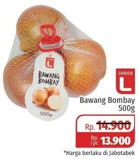 Promo Harga CHOICE L Bawang Bombay 500 gr - Lotte Grosir