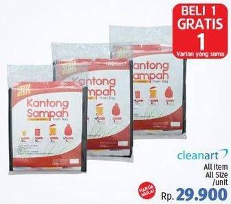 Promo Harga CLEANART Kantong Sampah All Variants  - LotteMart