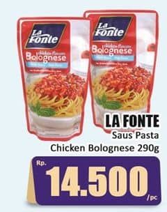 Promo Harga La Fonte Saus Pasta Chicken Flavour Bolognese 290 gr - Hari Hari