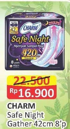 Promo Harga Charm Safe Night Gathers 42cm 8 pcs - Alfamart